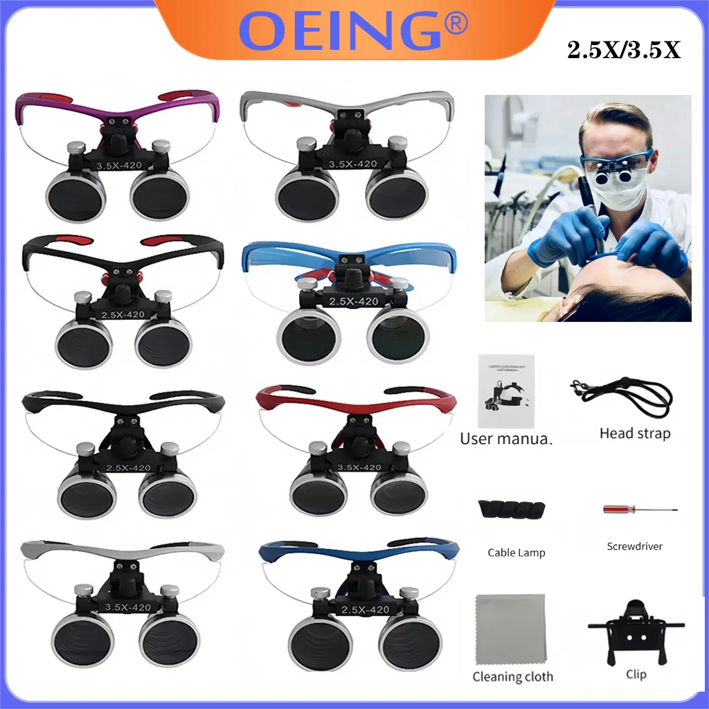 Стоматологическая бинокулярная лупа 2,5X 3,5X увеличительное стекло для стоматологических хирургических инструментов сверхлегкие оптические лупы 320-420 мм
Стоматологическая бинокулярная лупа 2,5X 3,5X увеличительное стекло для стоматологических хирургических инструментов сверхлегкие оптические лупы 320-420 мм