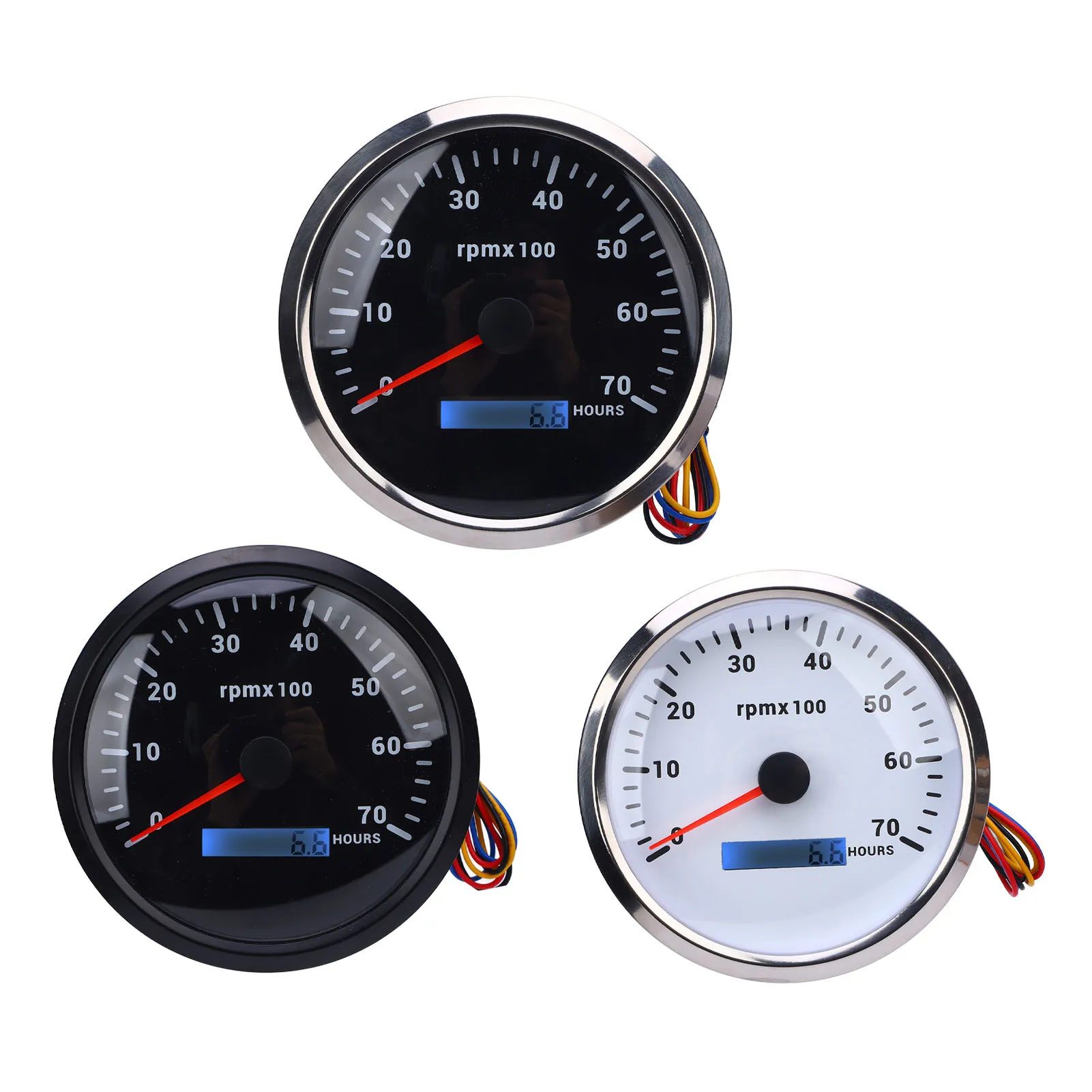 Тахометр 7000 об/мин, 110 мм, 4-3/8 дюйма, тахометр, 7 цветов, подсветка, 9-32 В, 7000 об/мин, датчик с счетчиком часов для автомобиля, яхты, автофургона, лодки, грузовика
Тахометр 7000 об/мин, 110 мм, 4-3/8 дюйма, тахометр, 7 цветов, подсветка, 9-32 В, 7000 об/мин, датчик с счетчиком часов для автомобиля, яхты, автофургона, лодки, грузовика
