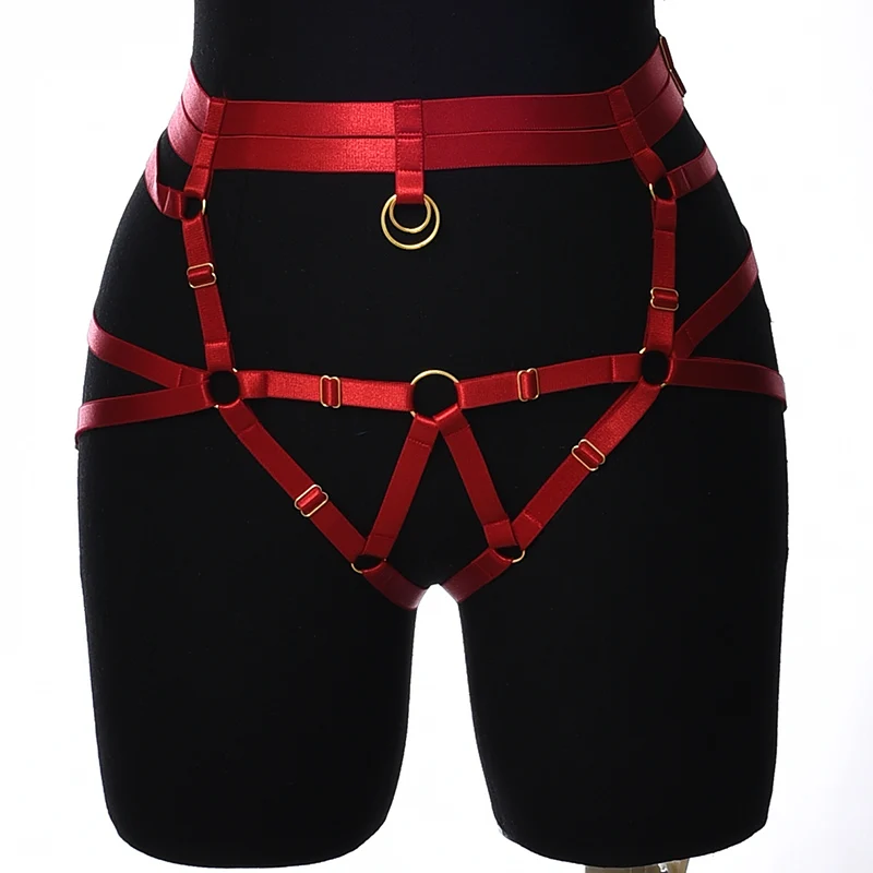 Goth Hollow High Waist Garter Multicolor Rave Wear Elastic Belt Adjustable Sexy Bondage Body Harness Stocking Body Cage
Goth Hollow High Waist Garter Multicolor Rave Wear Elastic Belt Adjustable Sexy Bondage Body Harness Stocking Body Cage