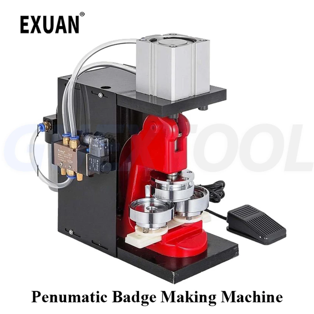 Penumatic Badge Making Machine 25/32/37/44/50/56/58/75MM Badge Maker Pin Button Press Cutter Making Machine With Mold
Penumatic Badge Making Machine 25/32/37/44/50/56/58/75MM Badge Maker Pin Button Press Cutter Making Machine With Mold