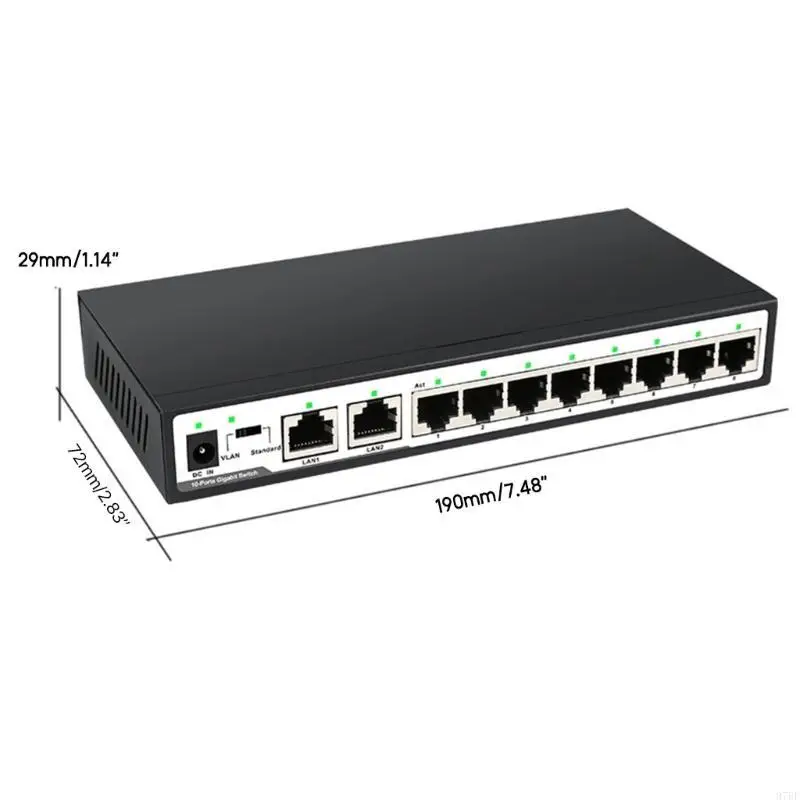 97BF 8 портов+2 переключателя uplinks 120 Вт встроенная питание 10/100/1000 м Vlan Lsolation
97BF 8 портов+2 переключателя uplinks 120 Вт встроенная питание 10/100/1000 м Vlan Lsolation