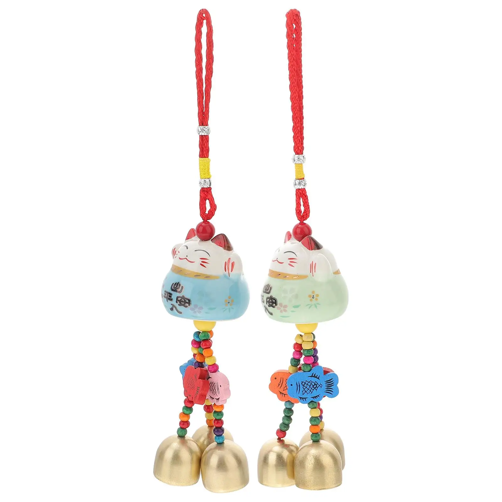 2 Pcs Wind Chimes Hanging Bell Outdoor Pendant Decor Home Blue Fortune Cat Decoration
2 Pcs Wind Chimes Hanging Bell Outdoor Pendant Decor Home Blue Fortune Cat Decoration