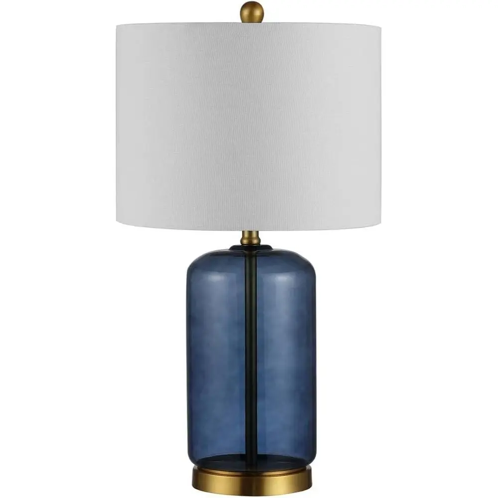 26-Inch Blue Glass Table Lamp with LED Bulb, Suitable for Bedroom, Living Room, Home Office, Nightstand, Desk
26-Inch Blue Glass Table Lamp with LED Bulb, Suitable for Bedroom, Living Room, Home Office, Nightstand, Desk