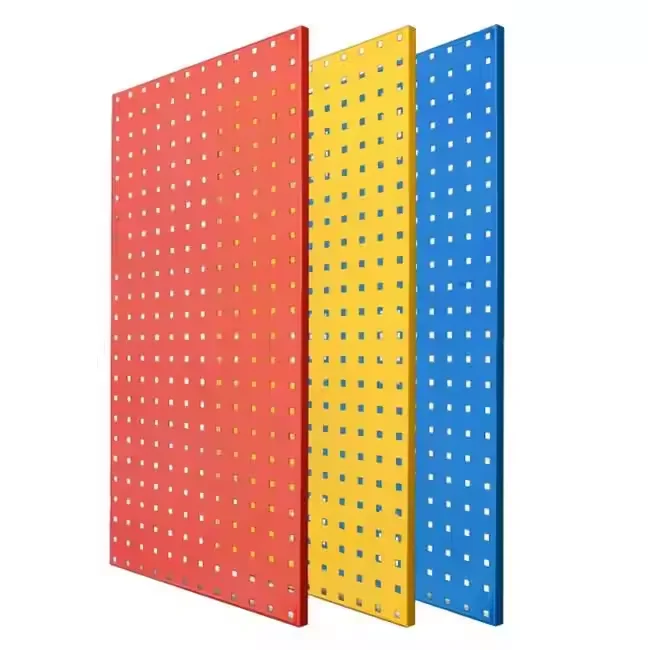 Single-Layer Metal Pegboard Display Stand Cutting Dimensions for Garage Hardware Kitchen Tools
Single-Layer Metal Pegboard Display Stand Cutting Dimensions for Garage Hardware Kitchen Tools