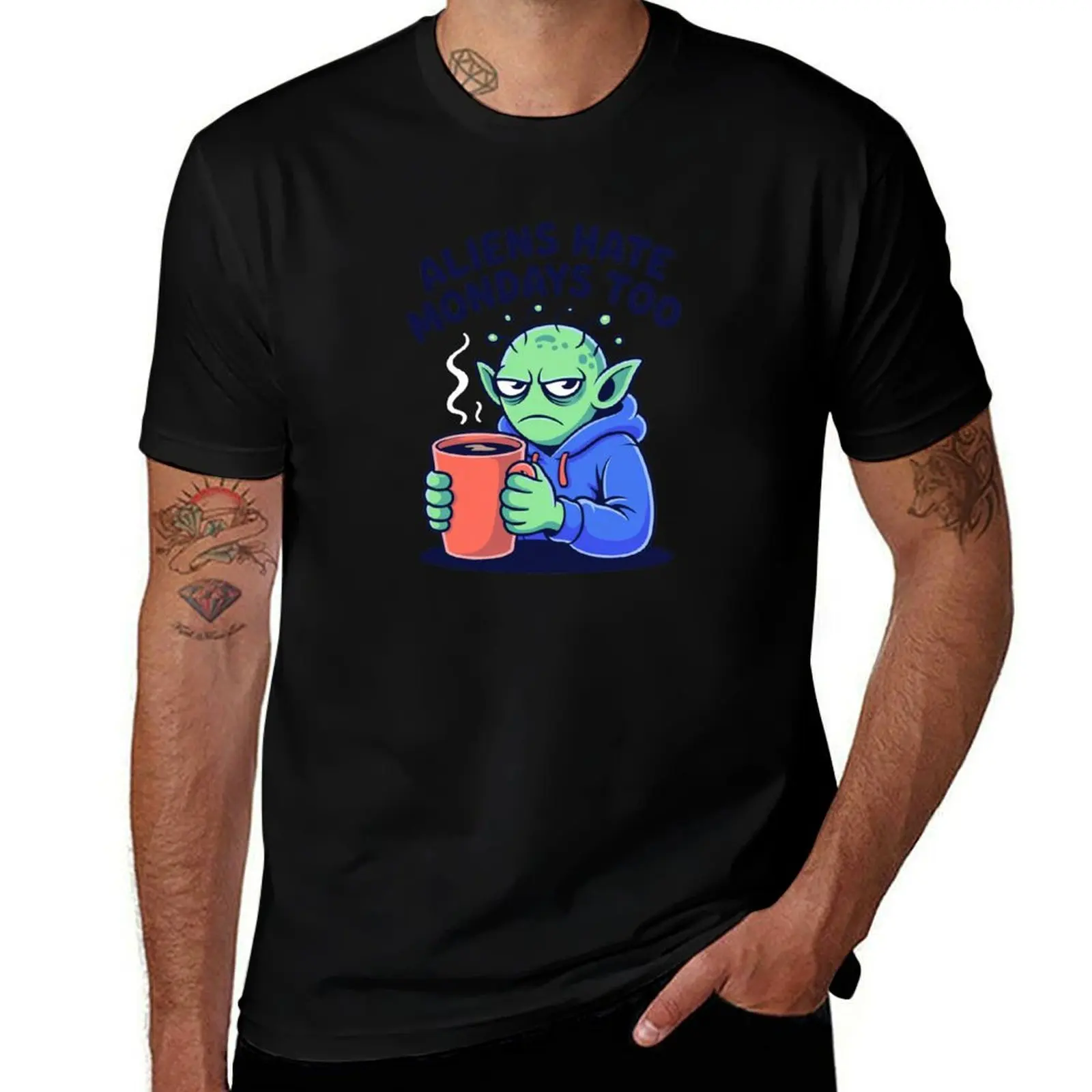 Funny Cartoonish Ilustration Aliens Hate Mondays Too T-Shirt essential t shirt anime Funny t-shirts new edition men clothings
Funny Cartoonish Ilustration Aliens Hate Mondays Too T-Shirt essential t shirt anime Funny t-shirts new edition men clothings