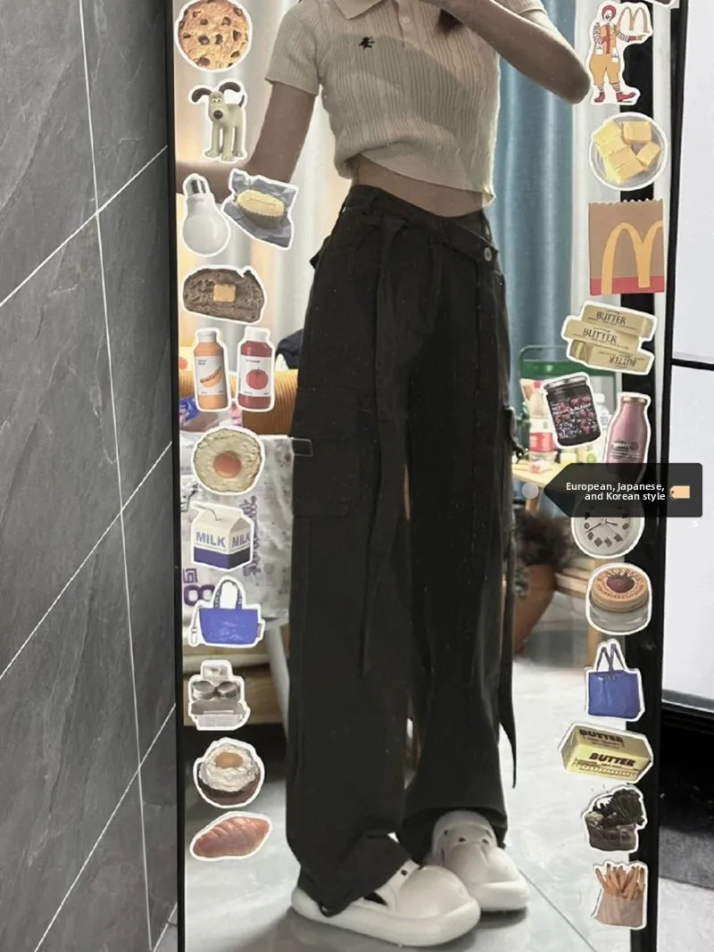 High Waist Straight Leg Workwear Denim Pants Women's American Retro Loose Design Wide Leg Trendy Trousers Casual Jeans
High Waist Straight Leg Workwear Denim Pants Women's American Retro Loose Design Wide Leg Trendy Trousers Casual Jeans