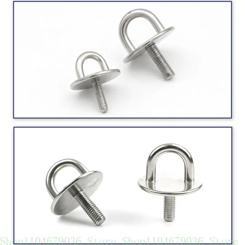 652F Staple Ring Hook Heavy Duty Pad Eye Plate U-Shaped Heavy Duty Ceiling Mount Hanger for Marine Boat Accessories
652F Staple Ring Hook Heavy Duty Pad Eye Plate U-Shaped Heavy Duty Ceiling Mount Hanger for Marine Boat Accessories