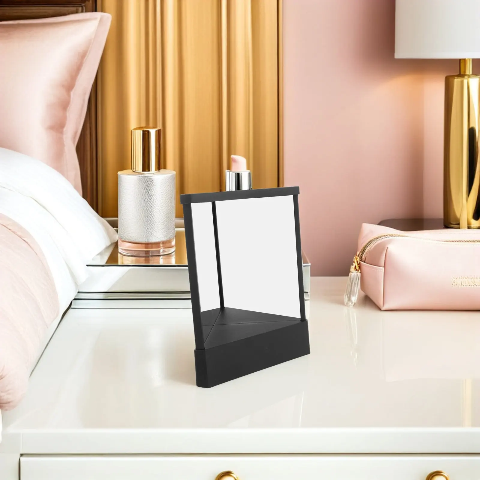 Non-Reversing Makeup Mirror Black True Reflection Precision Desktop Vanity Mirror for Professional Makeup Dresser Beauty
Non-Reversing Makeup Mirror Black True Reflection Precision Desktop Vanity Mirror for Professional Makeup Dresser Beauty