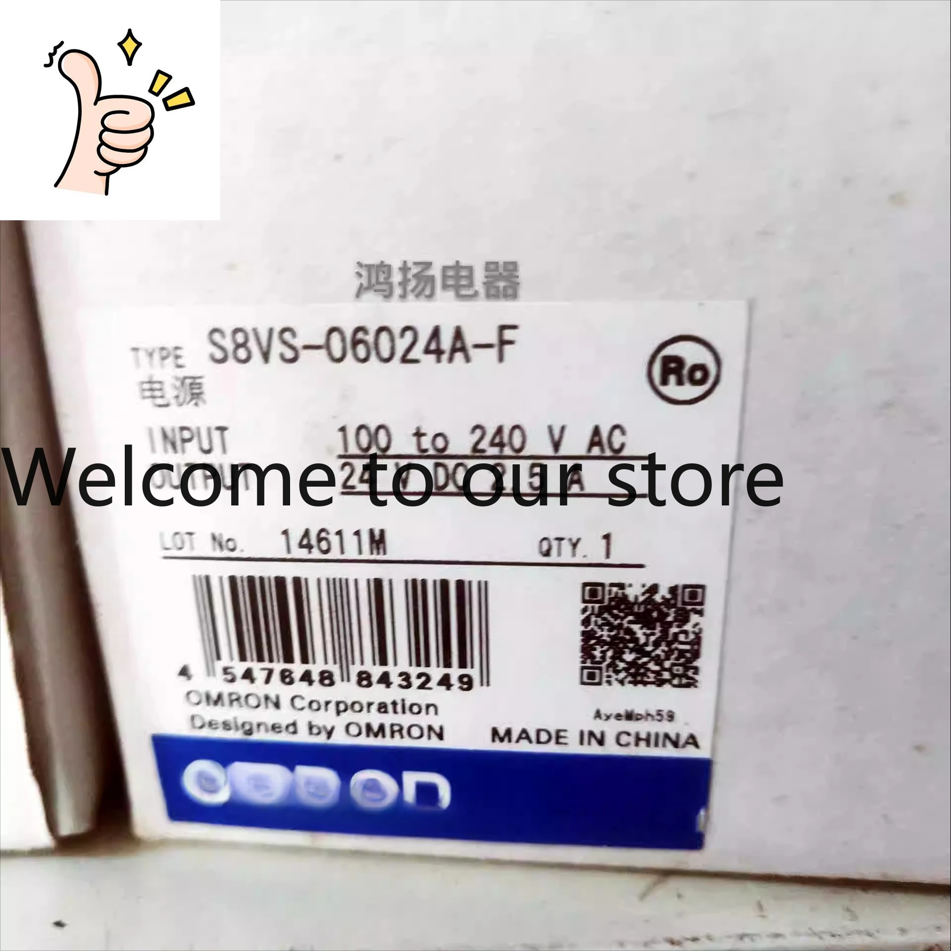 Power Supply S8VS-06024A-F
Power Supply S8VS-06024A-F