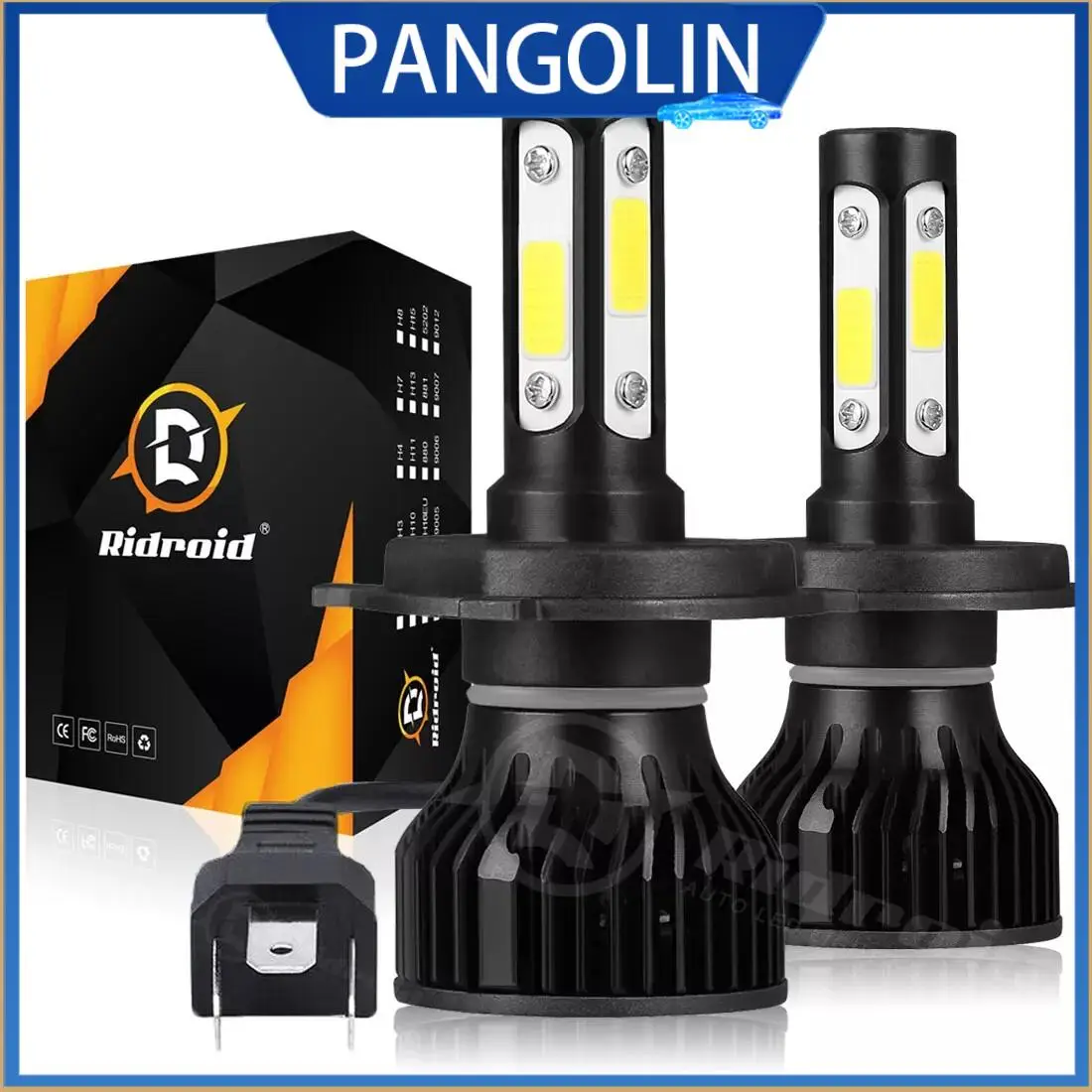 PANGOLIN H11 LED Headlight Bulbs 18000LM 600% Brighter 6500K Cool White Conversion 2Pcs/Kit For Halogen Replacement
PANGOLIN H11 LED Headlight Bulbs 18000LM 600% Brighter 6500K Cool White Conversion 2Pcs/Kit For Halogen Replacement