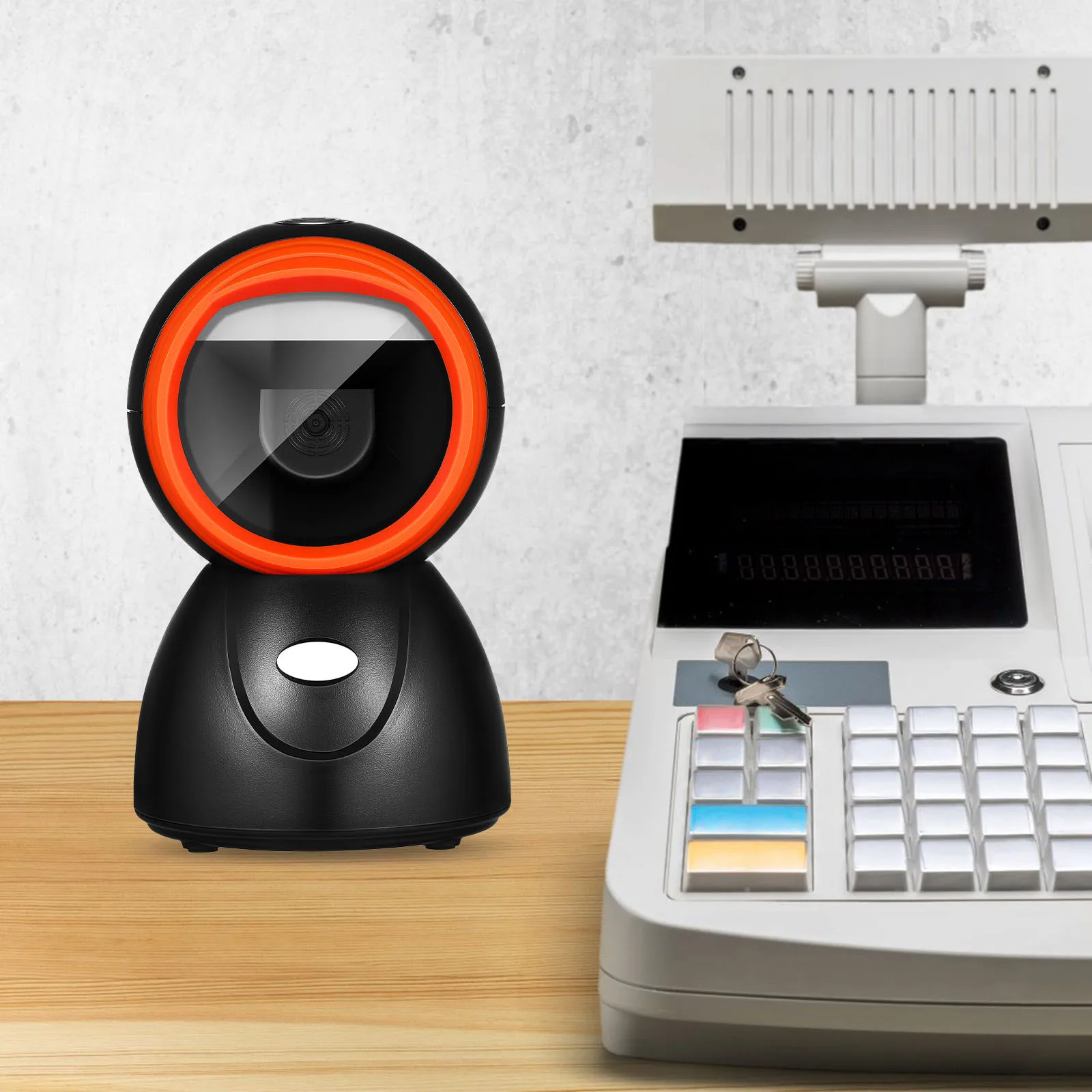 Desktop Barcode Scanner Hands-Free Stand Multi-Mode Qr Code Reader For Retail Store Inventory Supermarket Library Book Scanning
Desktop Barcode Scanner Hands-Free Stand Multi-Mode Qr Code Reader For Retail Store Inventory Supermarket Library Book Scanning