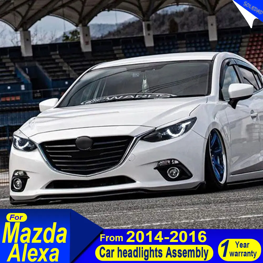 For Mazda 3 Alexa 2014 2015 2016 2017 2018 2019 full LED Headlamp Assembly Upgrade High Configure Projector Lens Car Headlights
For Mazda 3 Alexa 2014 2015 2016 2017 2018 2019 full LED Headlamp Assembly Upgrade High Configure Projector Lens Car Headlights