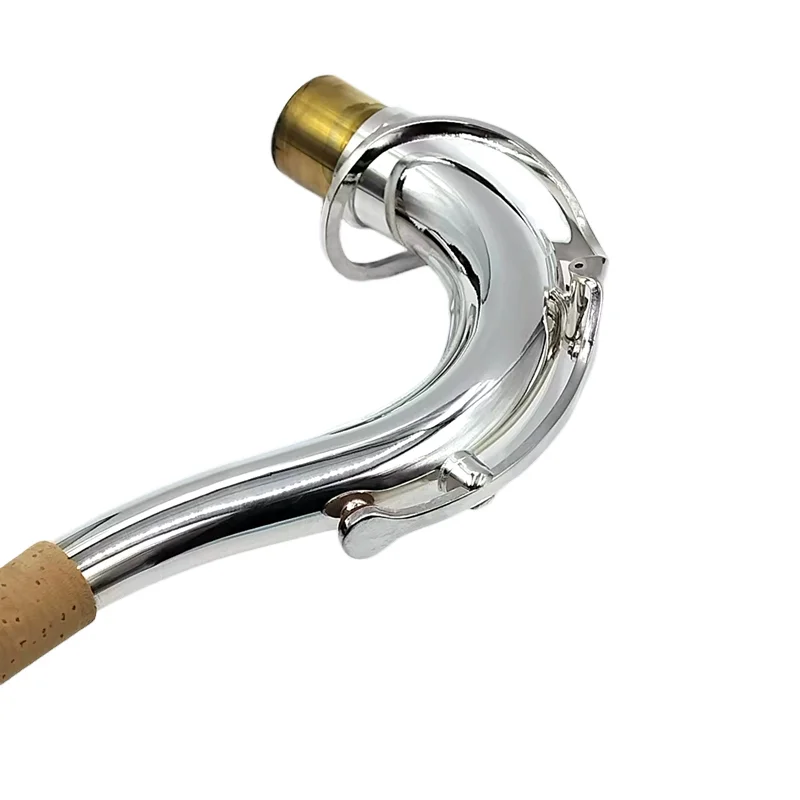 Tenor Saxophone Neck Brass Material Silver plated/ Nickel plated Professional Instrument Accessory
Tenor Saxophone Neck Brass Material Silver plated/ Nickel plated Professional Instrument Accessory