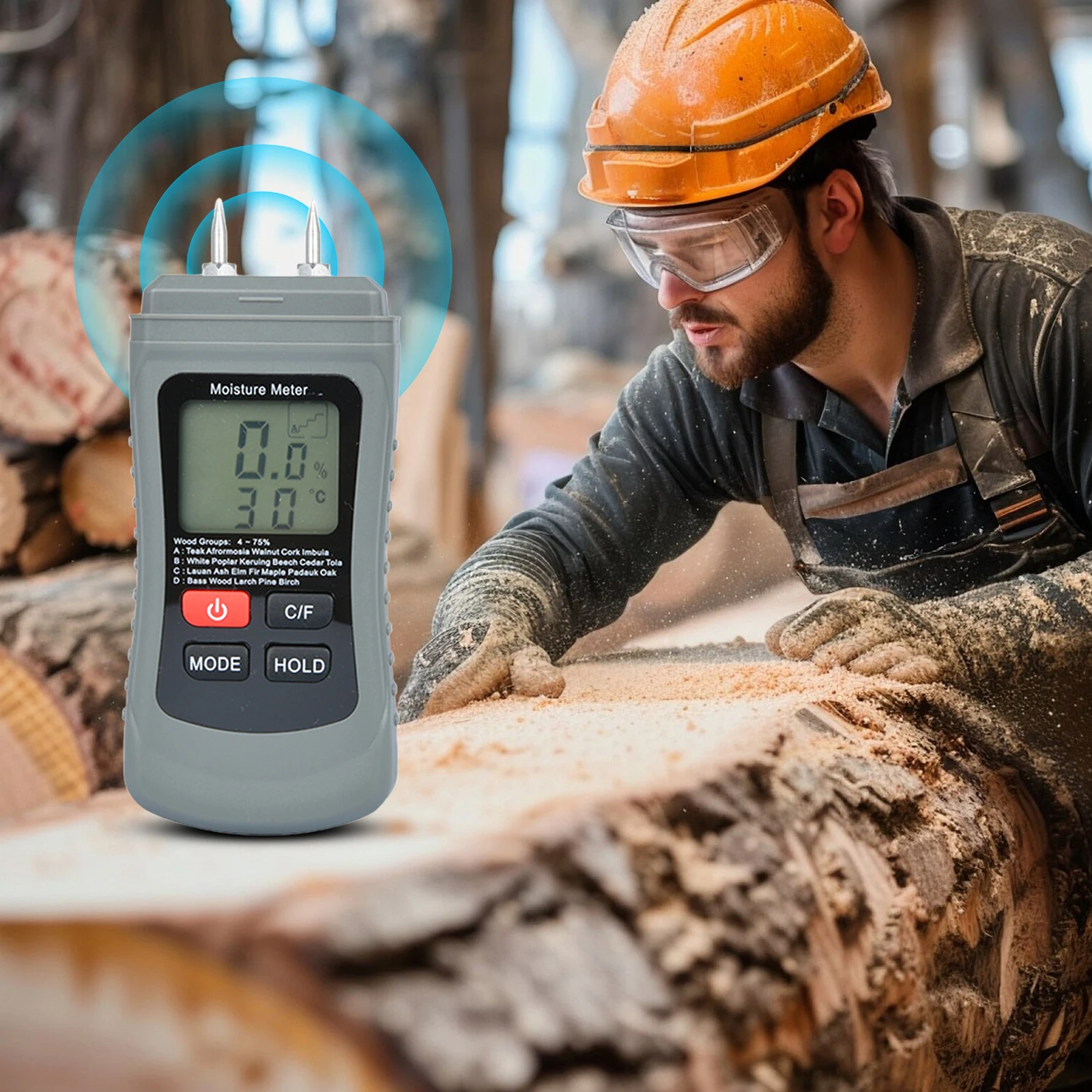 Portable Two Pins Digital Wood Hygrometer Humidity Content Tester Moisture Meter Analyzer for Check Firewood/Drywall Dampness
Portable Two Pins Digital Wood Hygrometer Humidity Content Tester Moisture Meter Analyzer for Check Firewood/Drywall Dampness