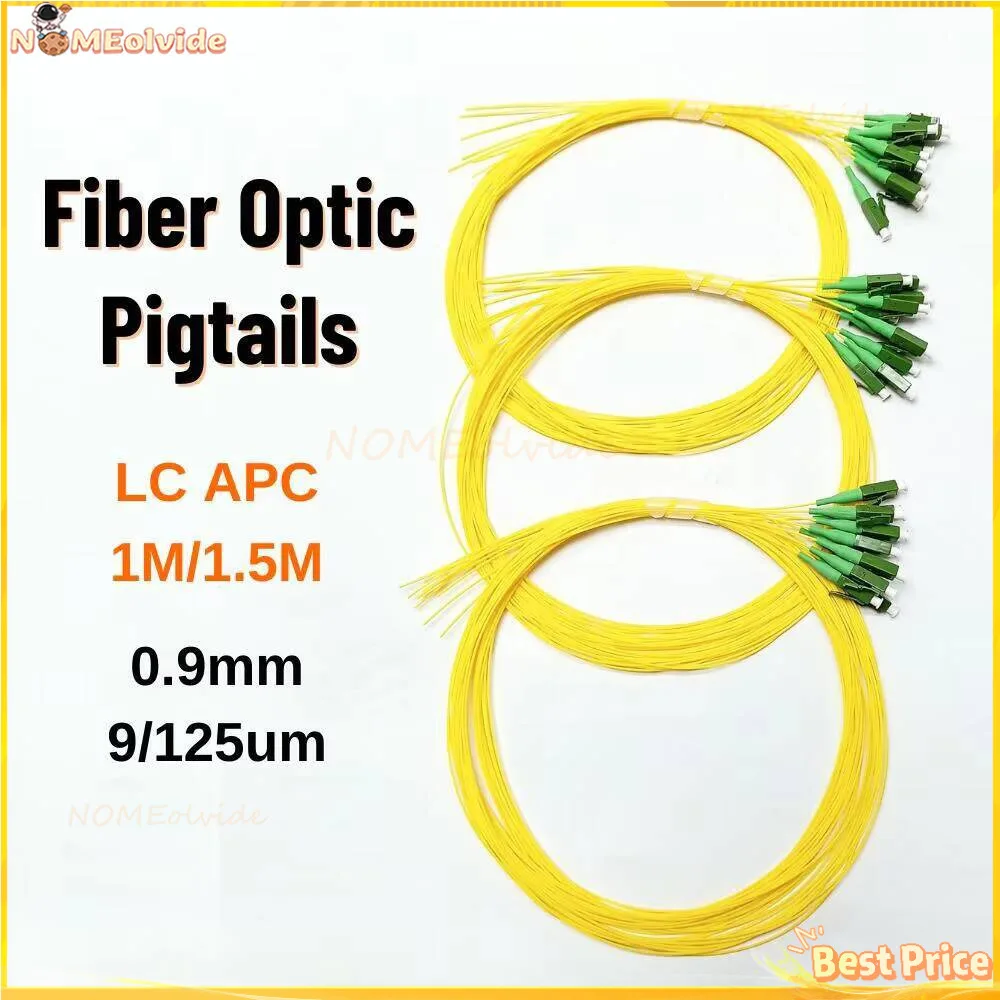 LC APC Волоконные косички 0,9 мм SM 1,5 м Оптоволоконный косичка LC/APC Желтый кабель 9/125 мкм FTTH
LC APC Волоконные косички 0,9 мм SM 1,5 м Оптоволоконный косичка LC/APC Желтый кабель 9/125 мкм FTTH