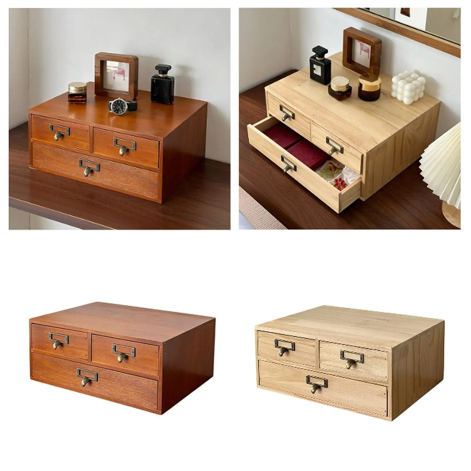 Desk Organizer Cabinet Vanity Multifunctional Storage Drawer Wooden Storage Box for Countertop Living Room Bathroom Dorm Offices
Desk Organizer Cabinet Vanity Multifunctional Storage Drawer Wooden Storage Box for Countertop Living Room Bathroom Dorm Offices