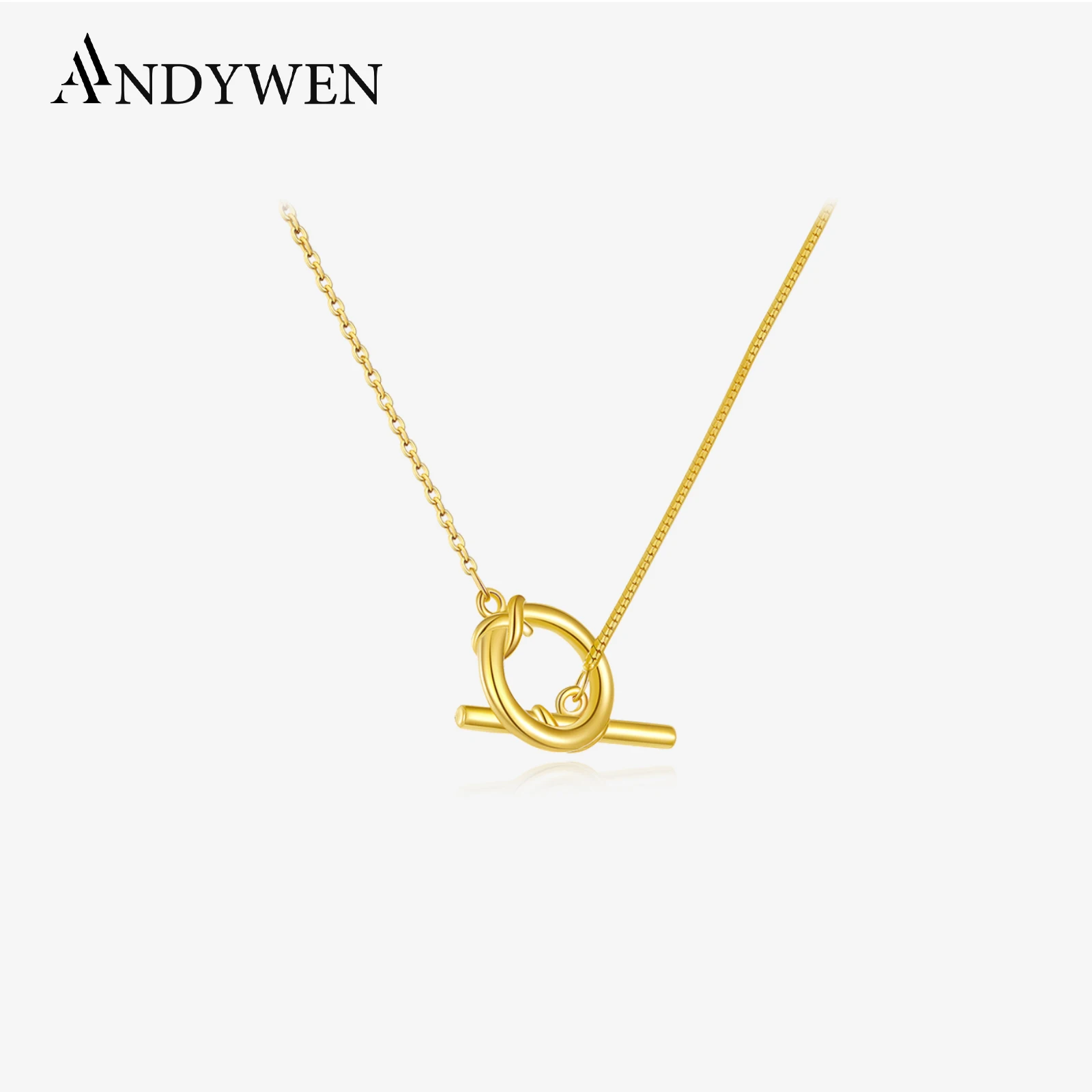 ANDYWEN 100% стерлингового серебра 925 пробы, золотая застежка, длинная цепочка 43 см, ожерелье, женское роскошное колье на шею, вечерние свадебные украшения, подарок
ANDYWEN 100% стерлингового серебра 925 пробы, золотая застежка, длинная цепочка 43 см, ожерелье, женское роскошное колье на шею, вечерние свадебные украшения, подарок