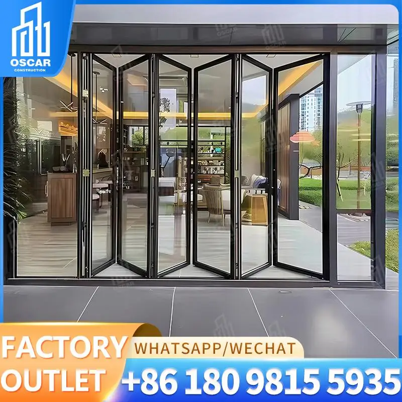 Customizable Multi function Folding Doors Ideal for European Commercial Spaces Factory Made Bifold Door
Customizable Multi function Folding Doors Ideal for European Commercial Spaces Factory Made Bifold Door