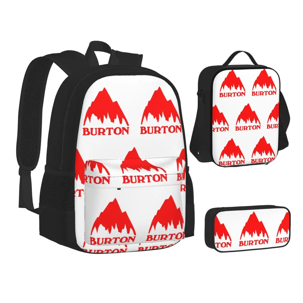Burton Snowboard Sportive Backpacks Students Bookbag School Bags Kids Rucksack Lunch Bag Pen Bag Three-Piece Set
Burton Snowboard Sportive Backpacks Students Bookbag School Bags Kids Rucksack Lunch Bag Pen Bag Three-Piece Set