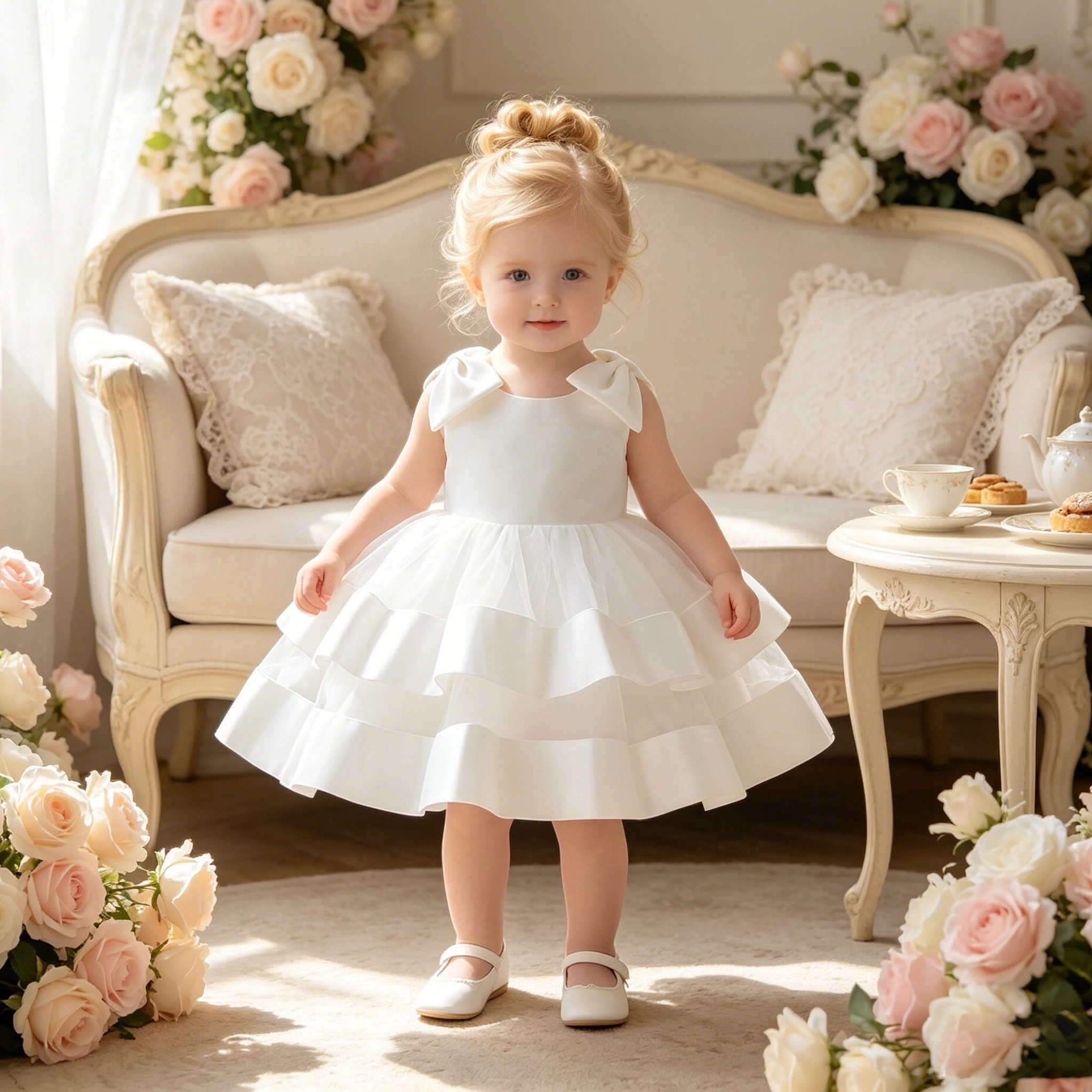 Toddler Bow Baptism Party Baby Girls Dress Elegant 1st Birthday Wedding Princess Prom Dresses Girl Performance Bridesmaids Gown
Toddler Bow Baptism Party Baby Girls Dress Elegant 1st Birthday Wedding Princess Prom Dresses Girl Performance Bridesmaids Gown