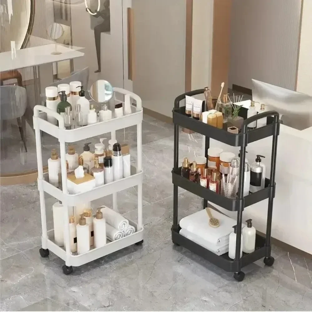 Snack Small Cart Mobile Kitchen Racks Multifunctional Household Bathroom Flooring Storage Rack With Wheels Multi-layer Trolley
Snack Small Cart Mobile Kitchen Racks Multifunctional Household Bathroom Flooring Storage Rack With Wheels Multi-layer Trolley