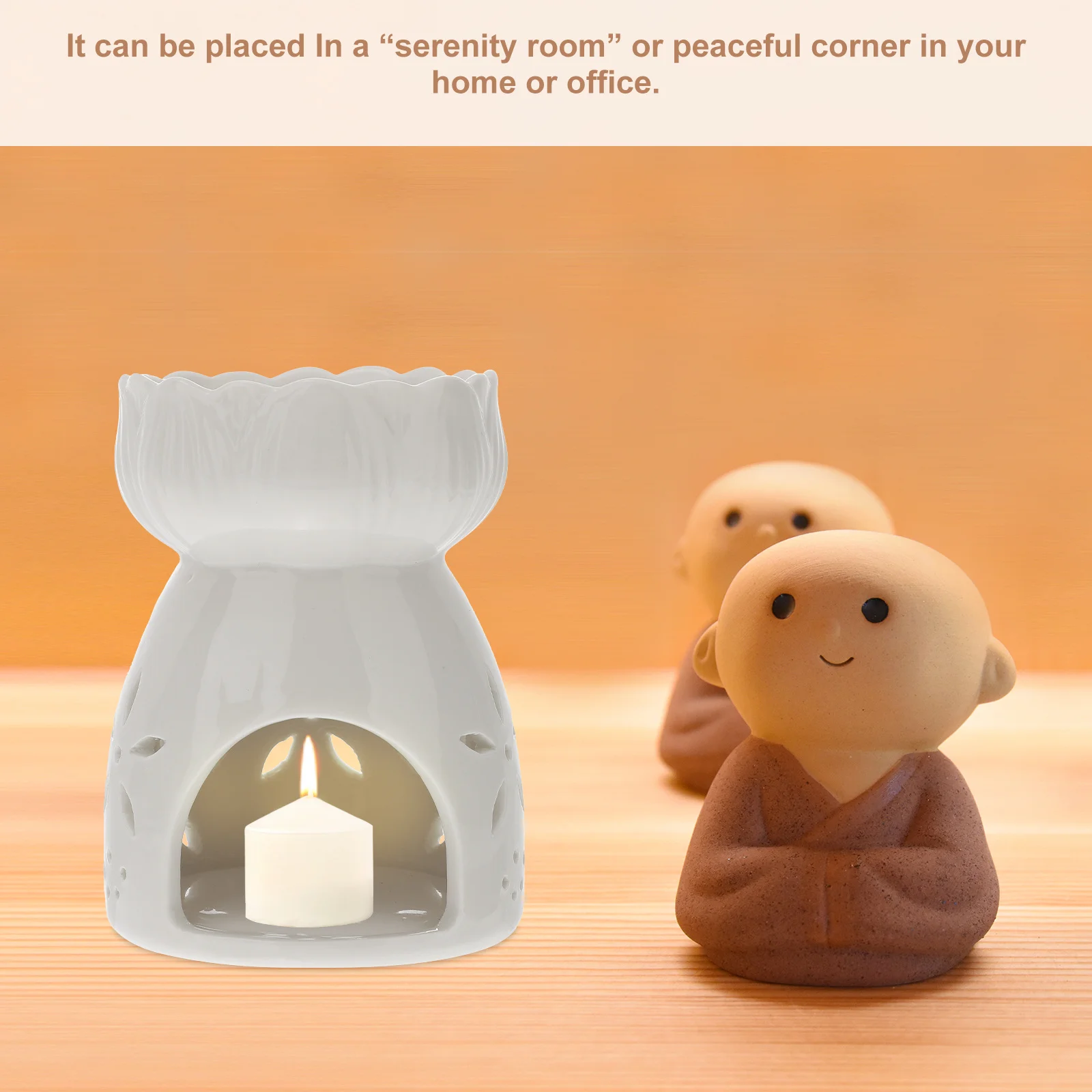 Essential Oil Burner Ceramic Tealight Holder Aromatherapy Diffuser Chic Design Fresh Scent Ceramics Incense Burner
Essential Oil Burner Ceramic Tealight Holder Aromatherapy Diffuser Chic Design Fresh Scent Ceramics Incense Burner