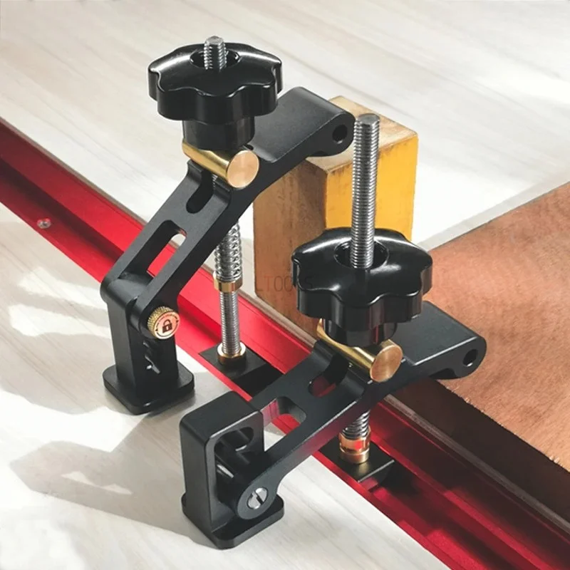 Woodworking T-Slot Press Clamp Quick Positioning Hold Down Jig 45/30 Type T-track Slide Blocks Workbench Compression Fixing Tool
Woodworking T-Slot Press Clamp Quick Positioning Hold Down Jig 45/30 Type T-track Slide Blocks Workbench Compression Fixing Tool