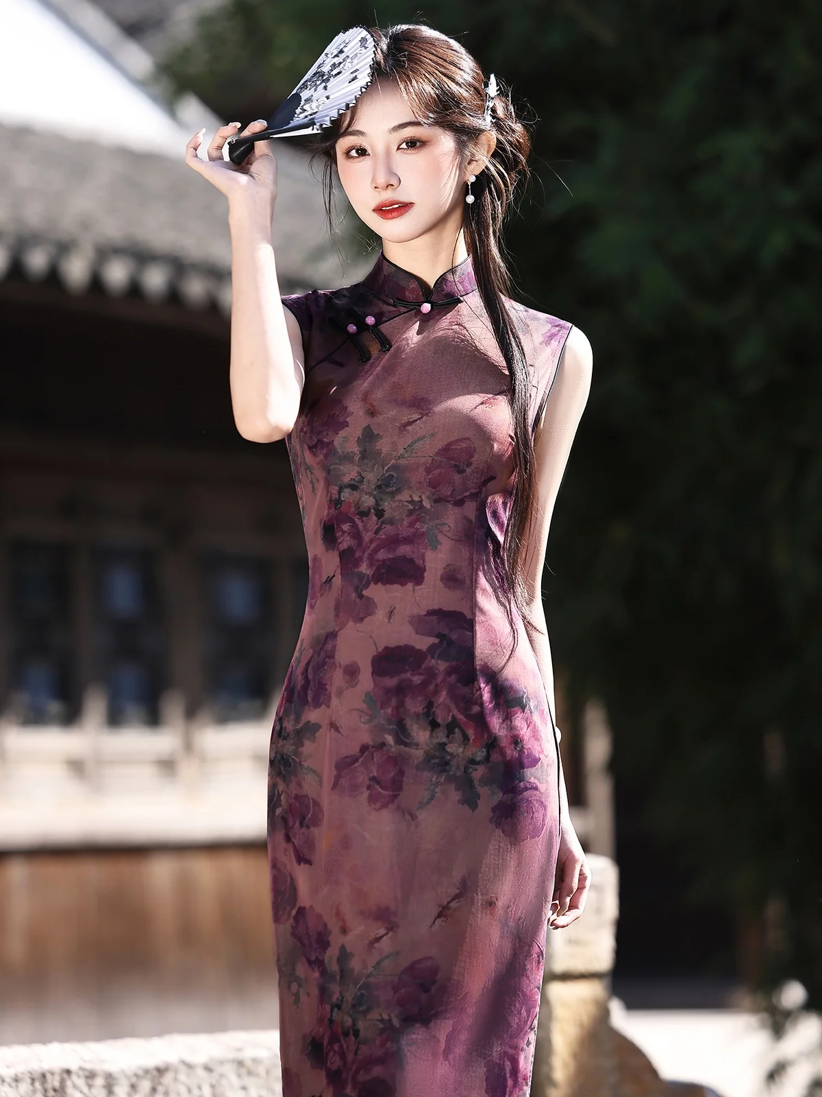 Ruyun New Chinese Sle Retro Young Svel Maxi Dr Breathable Floral Pattern Low Slit Daily Wear Women's Dr
Ruyun New Chinese Sle Retro Young Svel Maxi Dr Breathable Floral Pattern Low Slit Daily Wear Women's Dr