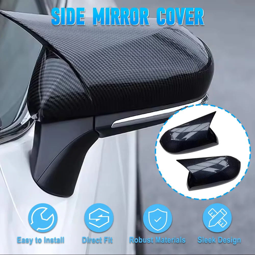 Car Rearview Side Mirror Cover Housing Shell Cap Sticker Trim For Toyota Camry 9Th 2024 2025 2026 Gloss Black /Carbon Fiber Look
Car Rearview Side Mirror Cover Housing Shell Cap Sticker Trim For Toyota Camry 9Th 2024 2025 2026 Gloss Black /Carbon Fiber Look