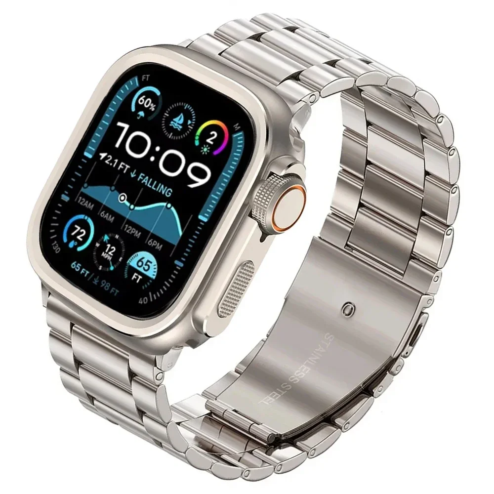 Металлический корпус + ремешок для Apple Watch Ultra 2 1 Band 49 мм 46 мм 45 мм 44 мм Браслет из нержавеющей стали для IWatch SE Series 10 9 8 7 6 5 4
Металлический корпус + ремешок для Apple Watch Ultra 2 1 Band 49 мм 46 мм 45 мм 44 мм Браслет из нержавеющей стали для IWatch SE Series 10 9 8 7 6 5 4