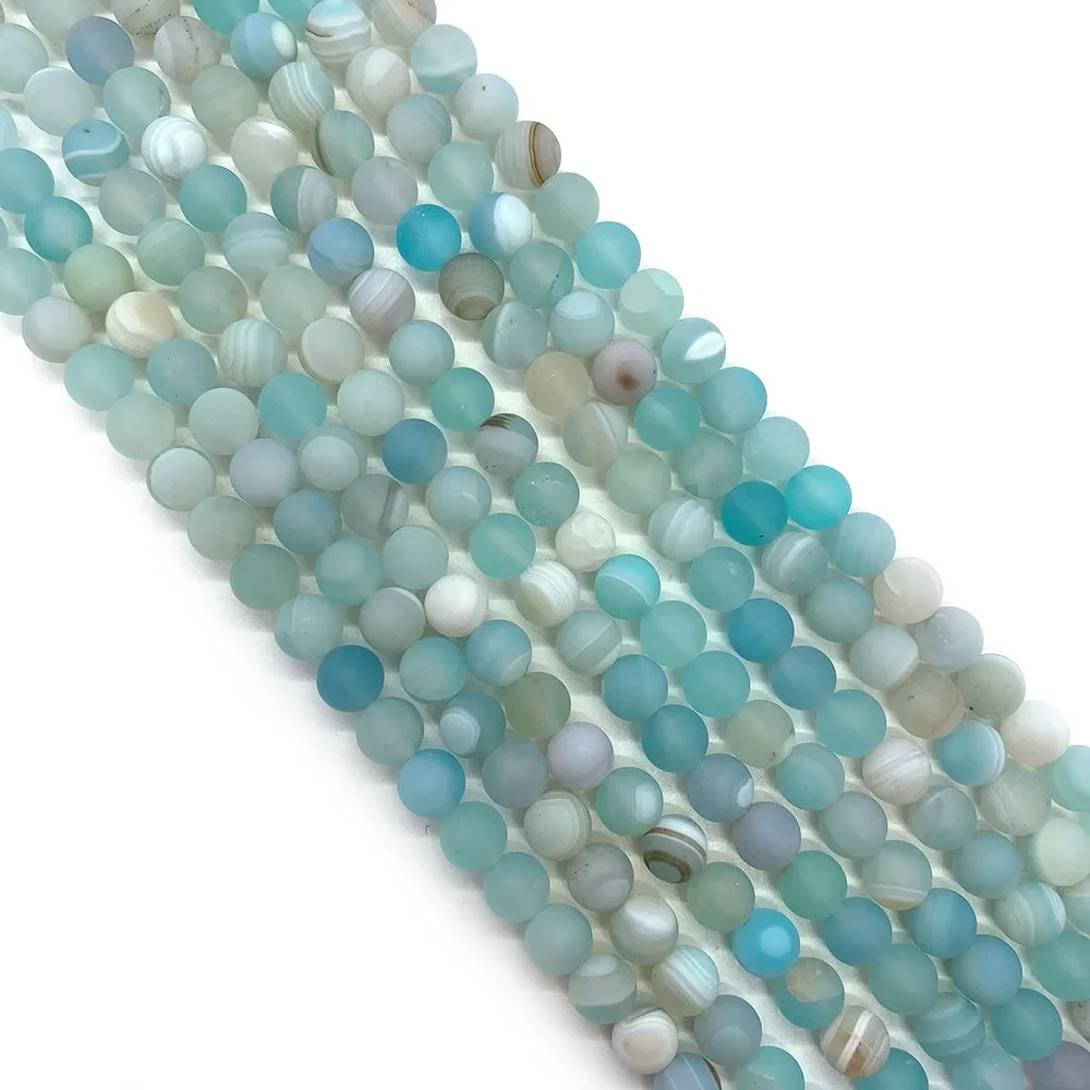 Natural Stone Beads Frosted Agate Loose Spacer Beads for Jewelry Making DIY Bracelet Round Ball 10mm Striped Agate Accessories
Natural Stone Beads Frosted Agate Loose Spacer Beads for Jewelry Making DIY Bracelet Round Ball 10mm Striped Agate Accessories