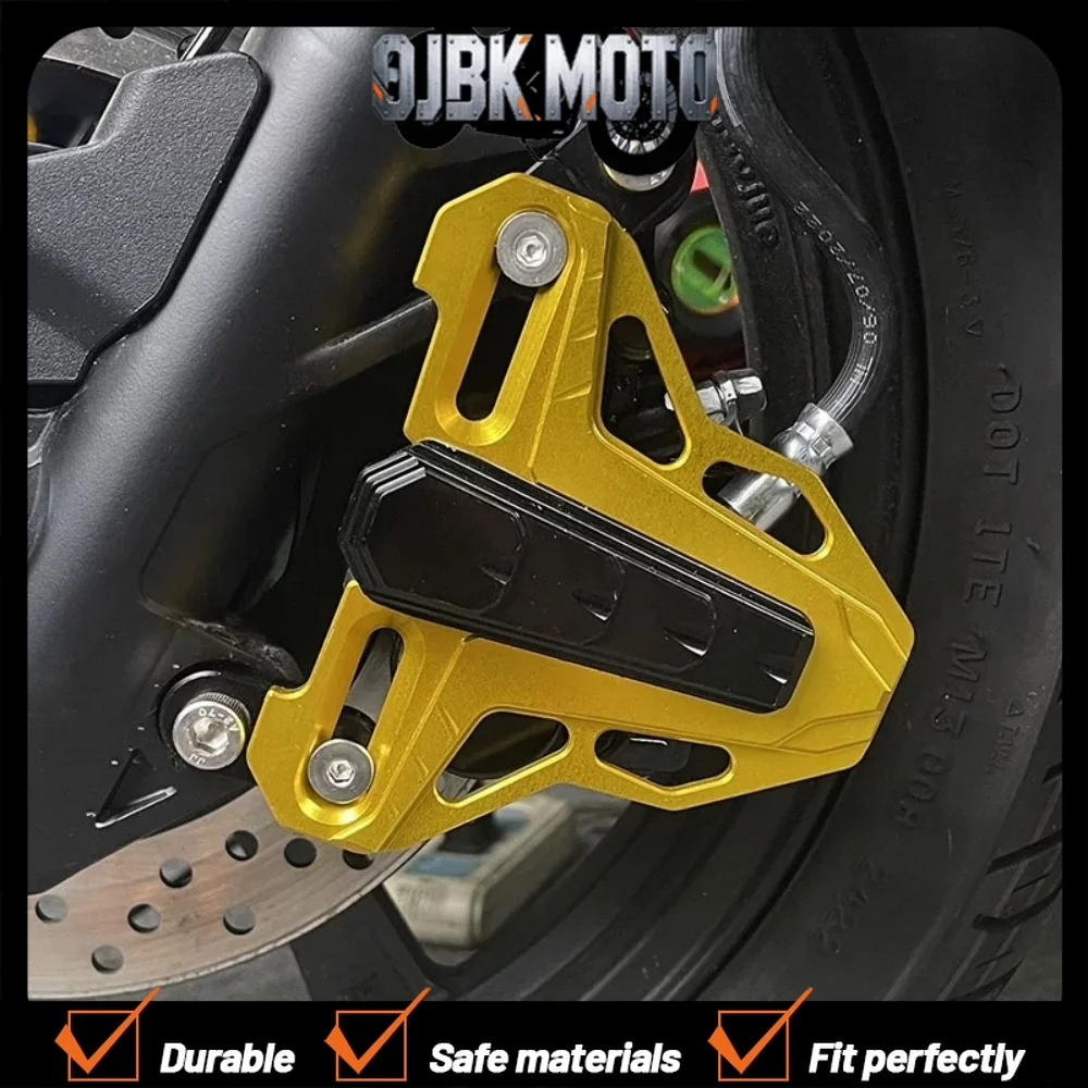 【Perfect fit】Front wheel caliper protection cover accessory suitable for Haojue 2022-2025 UHR150 and UFR150 models.
【Perfect fit】Front wheel caliper protection cover accessory suitable for Haojue 2022-2025 UHR150 and UFR150 models.