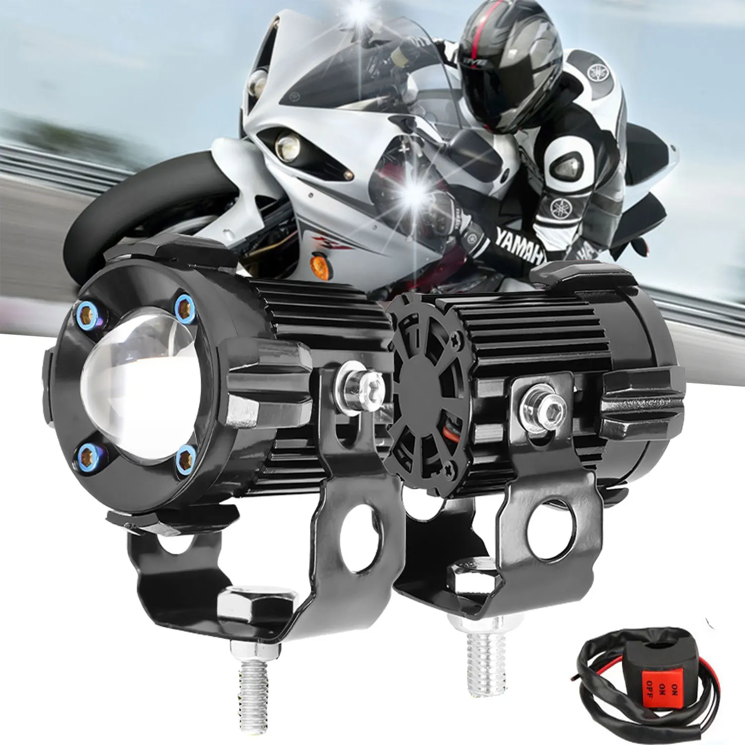 Motorcycle Fog Light Super Bright 12V 24V Auto LED Lighting 200W for Kawasaki Versys Electric ATV UTV Offroad Light Accessories
Motorcycle Fog Light Super Bright 12V 24V Auto LED Lighting 200W for Kawasaki Versys Electric ATV UTV Offroad Light Accessories