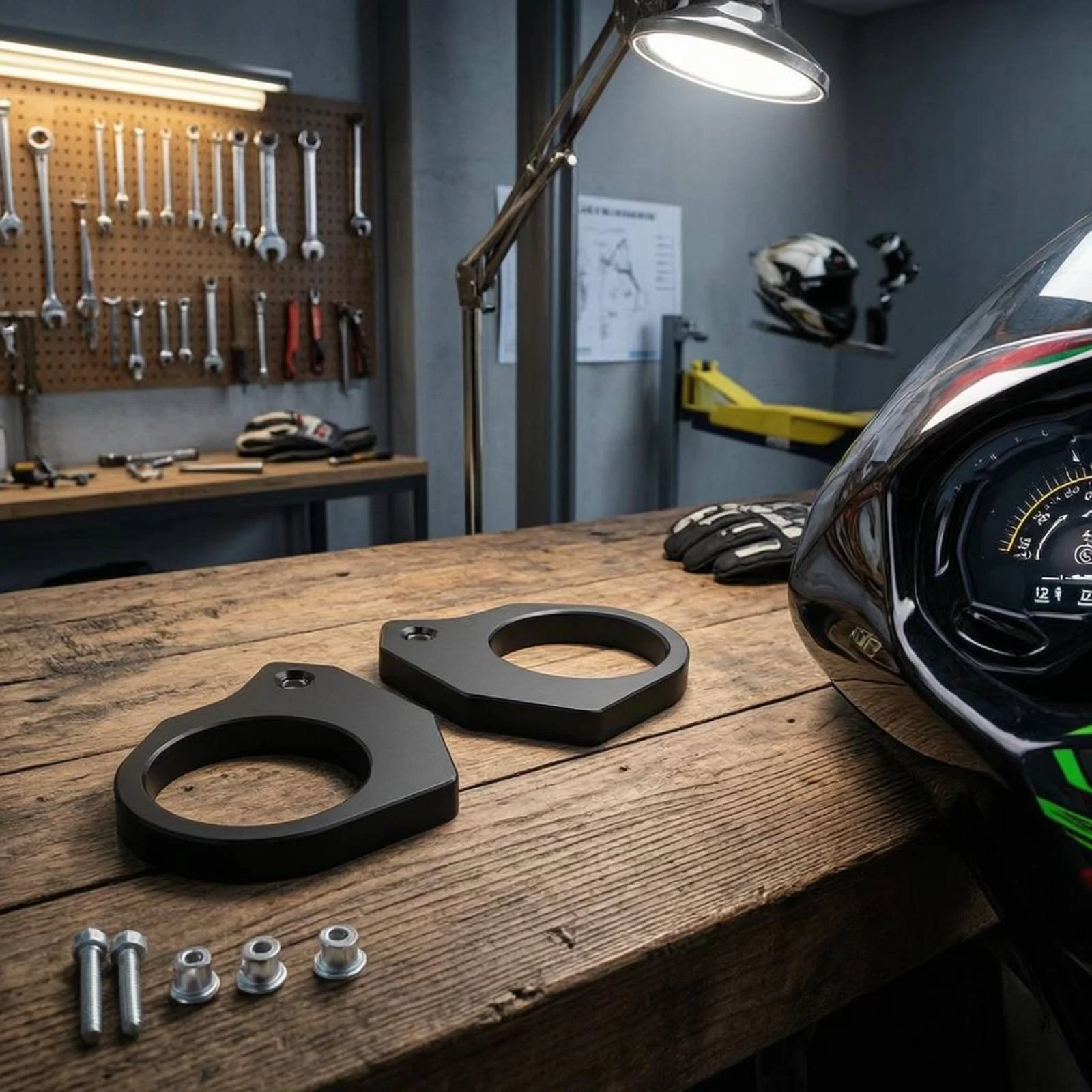Motorcycle Handlebar Riser Adapter Machined Finish Handlebar Riser Adapter Vehicle Part Circular Clamp Openings Heavy Duty
Motorcycle Handlebar Riser Adapter Machined Finish Handlebar Riser Adapter Vehicle Part Circular Clamp Openings Heavy Duty