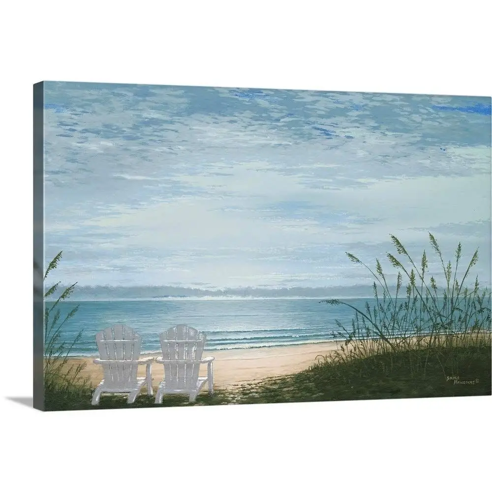 ON DEMAND Beach Chairs Canvas Wall Art Print by Bruce Nawrocke, Coastal, Contemporary, Home Decor, Ocean Artwork,30 x20in
ON DEMAND Beach Chairs Canvas Wall Art Print by Bruce Nawrocke, Coastal, Contemporary, Home Decor, Ocean Artwork,30 x20in