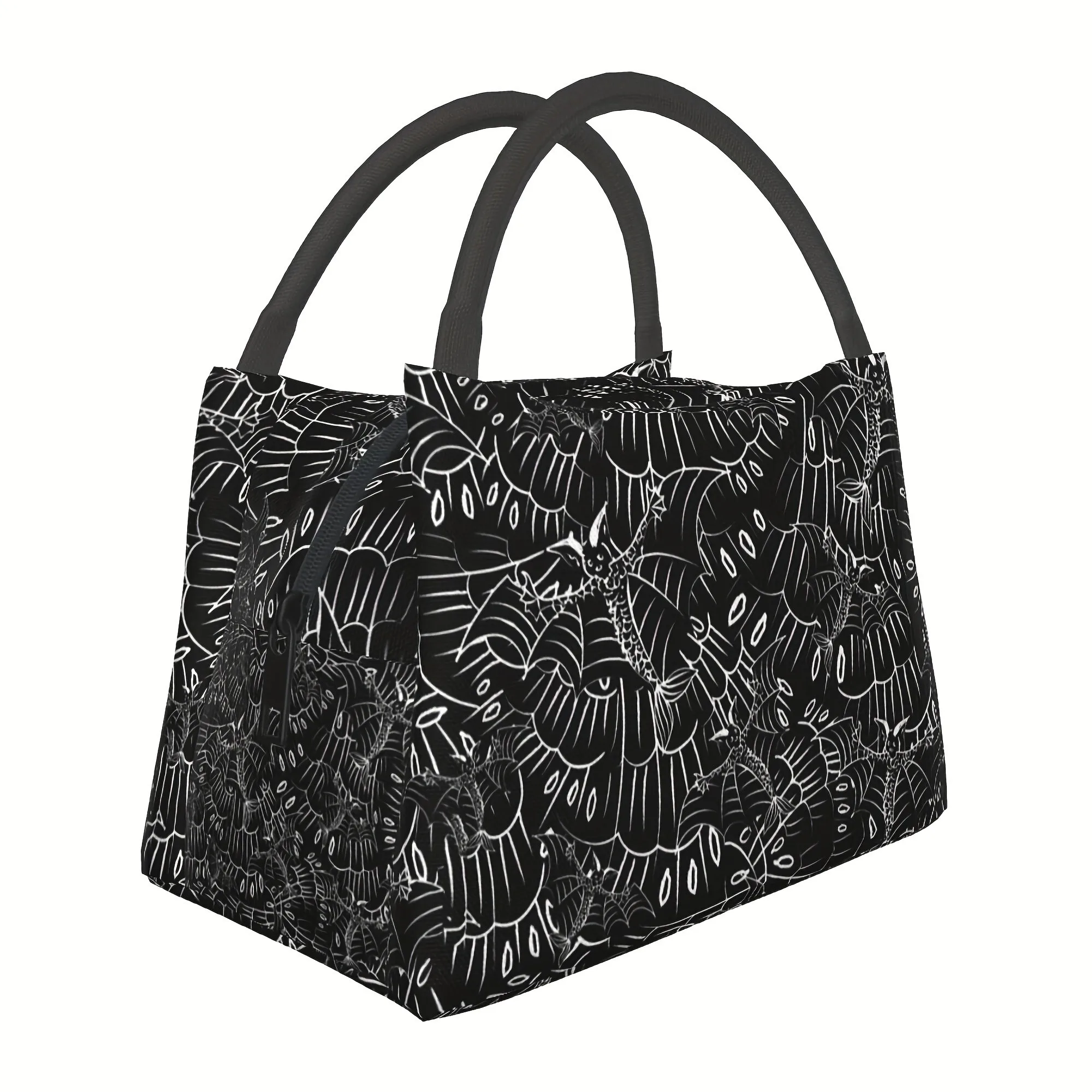 Black Bat Halloween Day of the Dead Pattern Insulated Cooler Bag Portable Thermal Lunch Bag for Camping Picnic Office
Black Bat Halloween Day of the Dead Pattern Insulated Cooler Bag Portable Thermal Lunch Bag for Camping Picnic Office