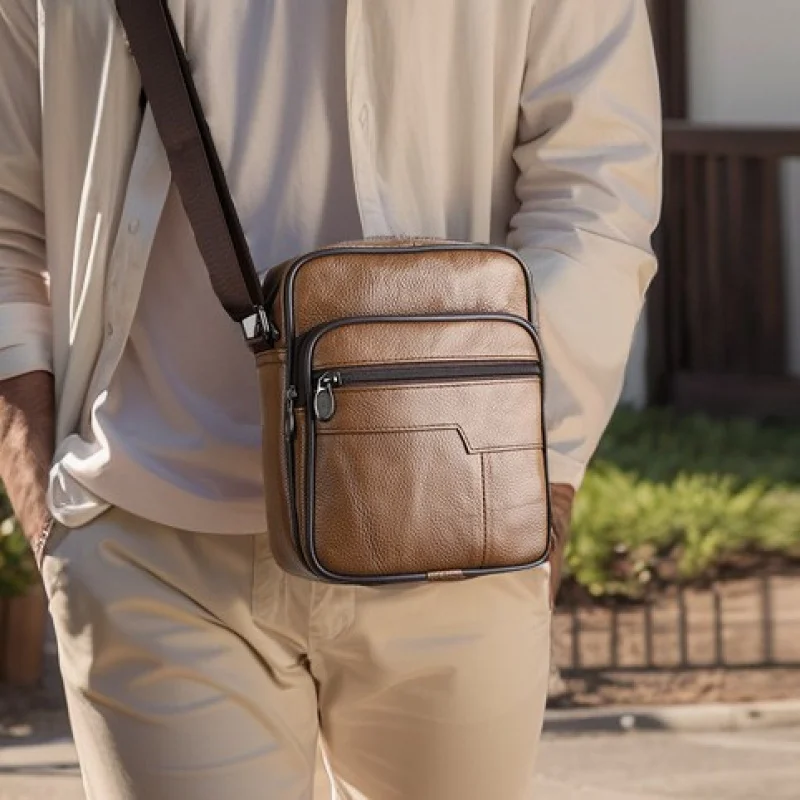 New Trendy Brand Men's Single Shoulder Bag Genuine Leather Mini Casual Versatile Soft Cowhide Crossbody Bag
New Trendy Brand Men's Single Shoulder Bag Genuine Leather Mini Casual Versatile Soft Cowhide Crossbody Bag
