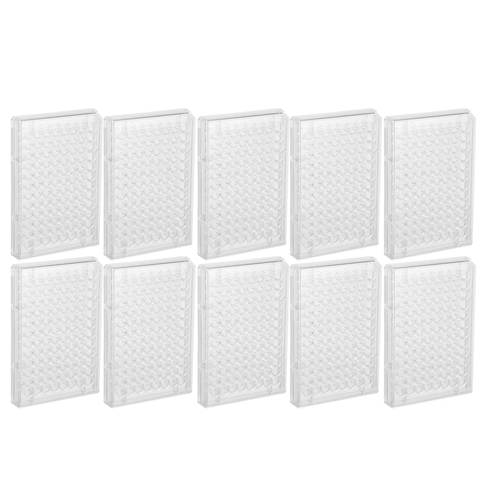 10Pcs Cell Culture Plate 96-Well Flat Bottom Clear Plastic Petri Dish for Lab Science Experiment Sterile Tissue Culture Plates
10Pcs Cell Culture Plate 96-Well Flat Bottom Clear Plastic Petri Dish for Lab Science Experiment Sterile Tissue Culture Plates