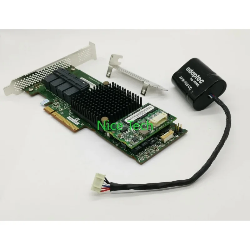 Adaptec ASR 71605 1 ГБ, 16-портовый контроллер SAS SATA PCIe Raid 2280200-R с аккумулятором
Adaptec ASR 71605 1 ГБ, 16-портовый контроллер SAS SATA PCIe Raid 2280200-R с аккумулятором