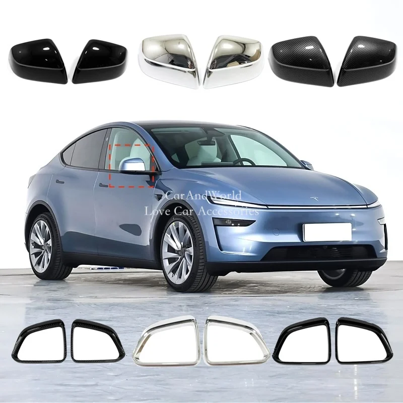 For 2025 2026 Tesla Model Y Door Rear View Mirror Rain Eyebrow Protector Cover Carbon Fiber Rearview Frame Trims Car Accessories
For 2025 2026 Tesla Model Y Door Rear View Mirror Rain Eyebrow Protector Cover Carbon Fiber Rearview Frame Trims Car Accessories