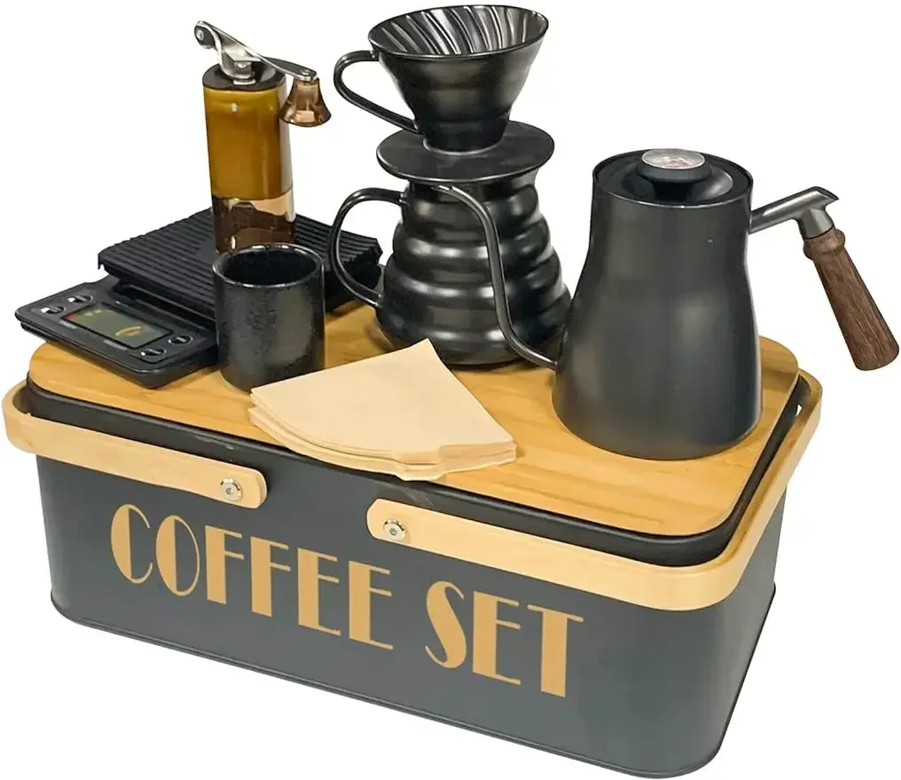 Набор для приготовления кофе SOTECH Pour Over, кофейный чайник, шкала, керамическая чашка для приготовления кофе зерен, зернистость
Набор для приготовления кофе SOTECH Pour Over, кофейный чайник, шкала, керамическая чашка для приготовления кофе зерен, зернистость