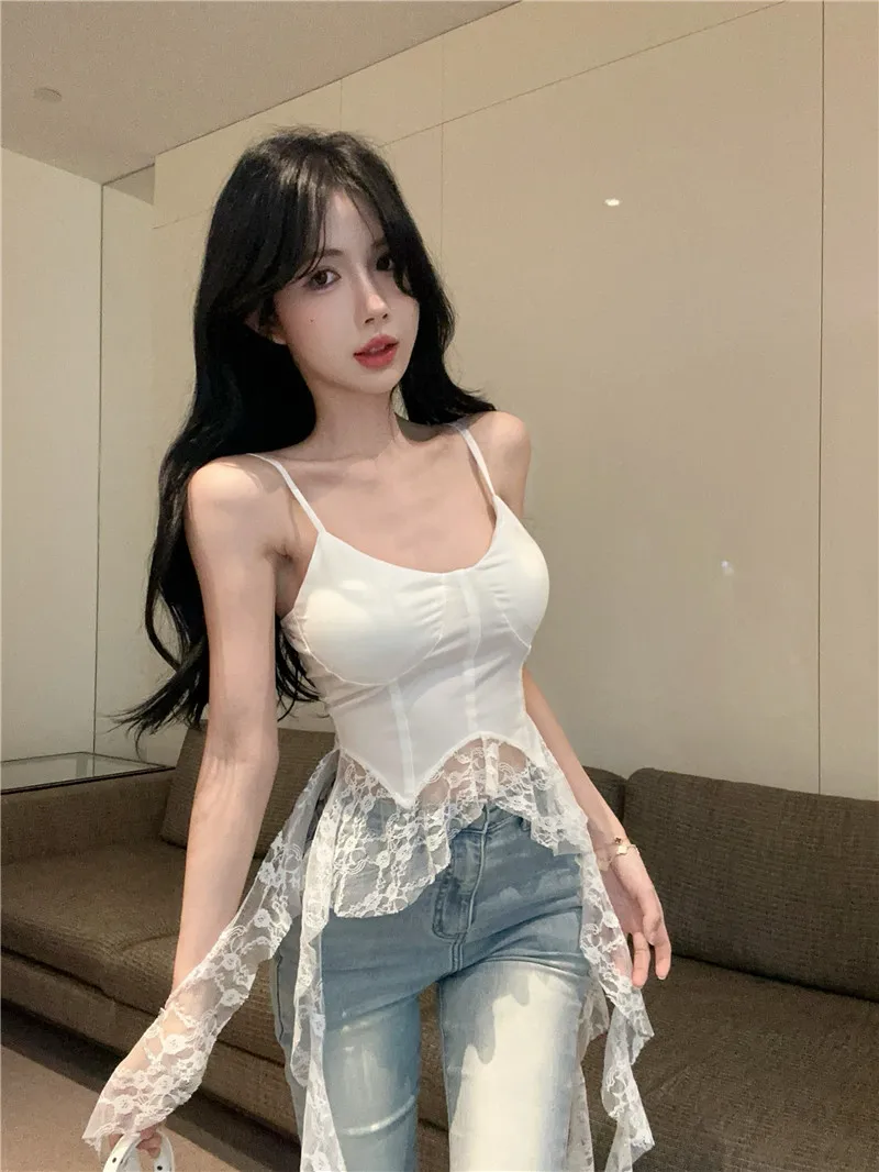 Женский летний топ-бюстье с асимметричными кружевными бретелями в тайском стиле, на одно плечо, с эффектом корсета, красивый
Женский летний топ-бюстье с асимметричными кружевными бретелями в тайском стиле, на одно плечо, с эффектом корсета, красивый