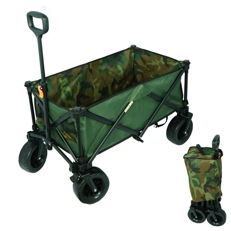 Outdoor Camping Collapsible Folding Wagon Cart Washable Heavy Duty Utility Beach Wagon Cart With Side Pocket and Brakes
Outdoor Camping Collapsible Folding Wagon Cart Washable Heavy Duty Utility Beach Wagon Cart With Side Pocket and Brakes