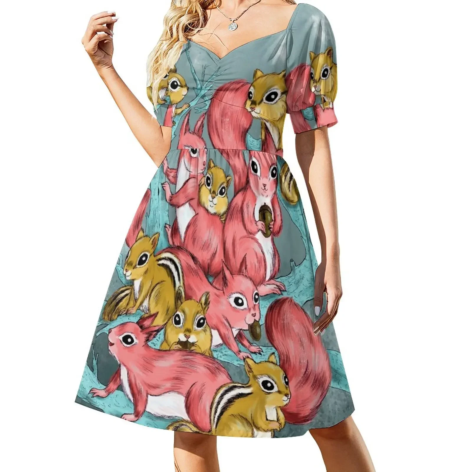 Frosty Fun Short-Sleeved Dress wedding dresses for woman dresses for women 2025 women's summer clothing 2025
Frosty Fun Short-Sleeved Dress wedding dresses for woman dresses for women 2025 women's summer clothing 2025