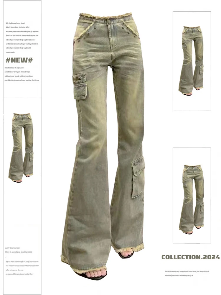 Women's Baggy Cargo Jeans Harajuku Y2k 90s Aesthetic Vintage Oversize Denim Trousers 2000s High Waist Jean Pants Trashy Clothes
Women's Baggy Cargo Jeans Harajuku Y2k 90s Aesthetic Vintage Oversize Denim Trousers 2000s High Waist Jean Pants Trashy Clothes