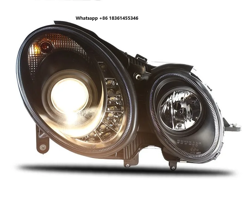 For W211 Headlights Headlamps with DRL 2002-2005 Model Year Auto Part with E/e-Mark Certified
For W211 Headlights Headlamps with DRL 2002-2005 Model Year Auto Part with E/e-Mark Certified