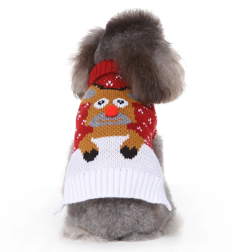 New Christmas Pet Clothes Dog Sweater Winter Warm Knitwear Pet Clothing for Small Dogs Cute Printing Puppy Cat Costume Coat
New Christmas Pet Clothes Dog Sweater Winter Warm Knitwear Pet Clothing for Small Dogs Cute Printing Puppy Cat Costume Coat