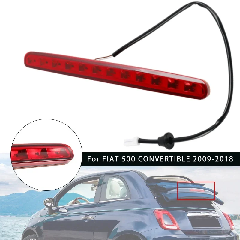 Высокорасположенный задний стоп-сигнал 77365246 68140780AA LED для Fiat 500 Convertible 2009-2019, 3-й стоп-сигнал, автомобильные световые аксессуары
Высокорасположенный задний стоп-сигнал 77365246 68140780AA LED для Fiat 500 Convertible 2009-2019, 3-й стоп-сигнал, автомобильные световые аксессуары