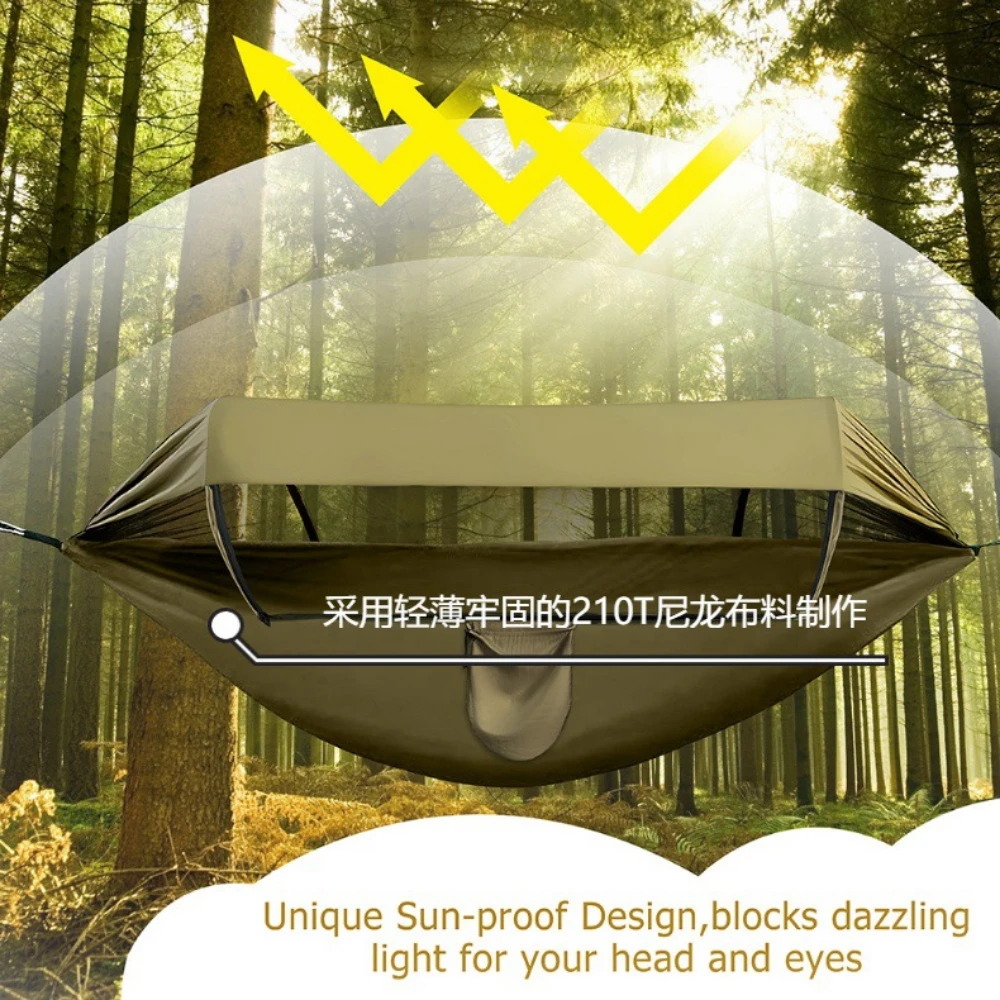 Hammock Outdoor Double Anti Rollover Automatic Quick Swing Mosquito Net Hammock Outdoor Camping Awning Sleeping Bag Camping
Hammock Outdoor Double Anti Rollover Automatic Quick Swing Mosquito Net Hammock Outdoor Camping Awning Sleeping Bag Camping