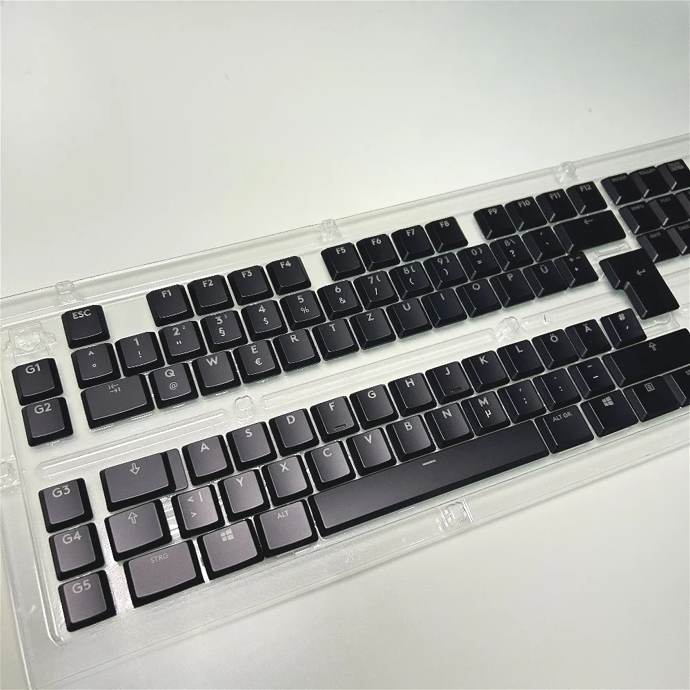 Немецкие колпачки для клавиш G915, полупрозрачные колпачки с немецкой раскладкой, подходящие для механической клавиатуры Logitech G813/G815/G915/G915 TKL,
Немецкие колпачки для клавиш G915, полупрозрачные колпачки с немецкой раскладкой, подходящие для механической клавиатуры Logitech G813/G815/G915/G915 TKL,